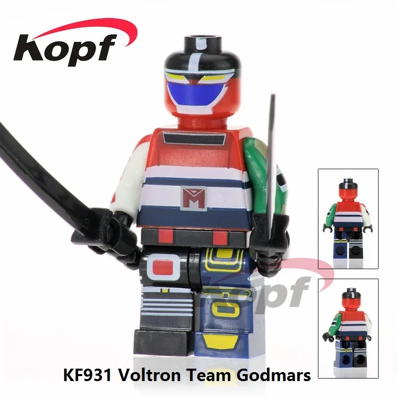 KF931 Without Box 20Pcs KF932 Robocop Movie Alex J. Murphy Wars Voltron Team Godmars Building Blocks Gift Toys for children Super Heroes KOPF - Цвет: KF931 Without Box