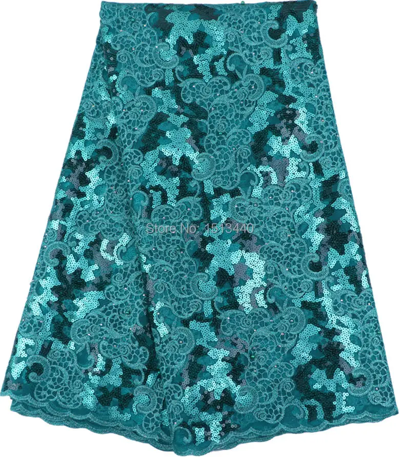 (5 ярдов/серия) N11B315 Фантазии Африканский чистая кружевной ткани с блестками