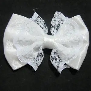 10 шт. 55 мм * 35 мм органза сатин лента аппликации с бантом DIY для свадьбы A018