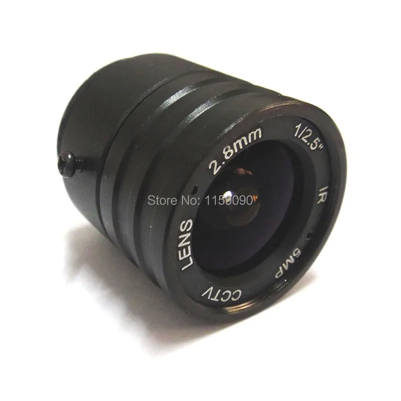 2 8 мм HD 1/2 МП CCTV объектив с ручным фокусным расстоянием CS mount IR 5 &quotдля IP Камеры