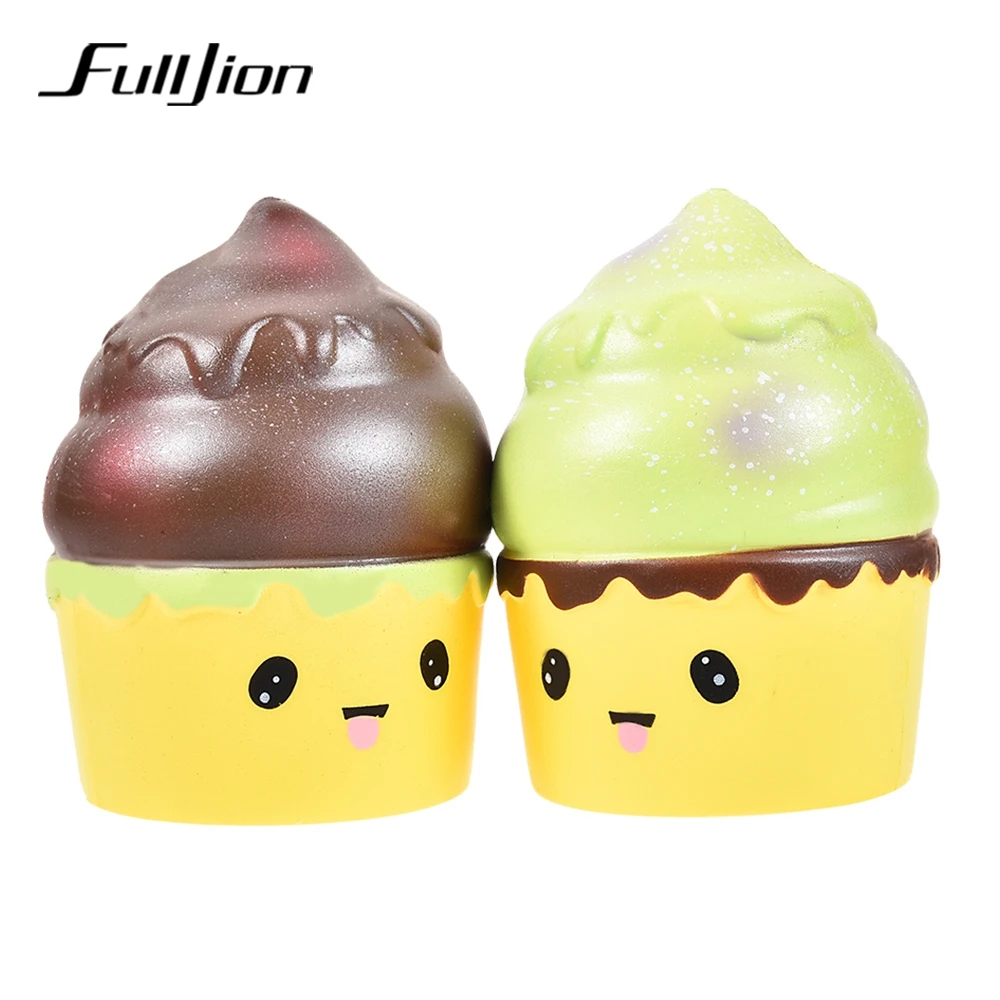 Fulljion Squishy Ice Cream Novelty Gag Toys Squishe Entertainment Stress Fun Squeeze Surprise Funny Gadgets | Игрушки и хобби