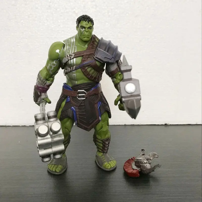 Марвел Халк ПВХ фигурка игрушка ТОР 3 Ragnarok Халк Робер Брюс Баннер ПВХ фигурка Коллекционная модель игрушки 19 см для подарка