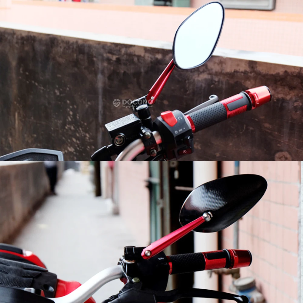 

Universal Motorcycle Mirrors CNC Side Rearview Mirror For SUZUKI GSX-S125 DL 650 YAMAHA FJR 1300 TTR 250 HONDA SHADOW CRF150R