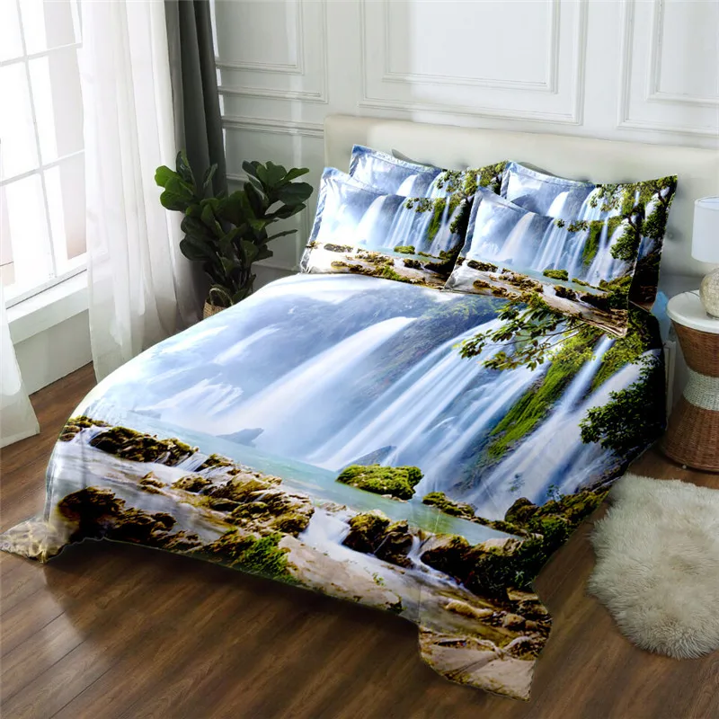 Комплект постельного белья из полиэстера с 3D принтом|sheet set|duvet cover setbedding set |