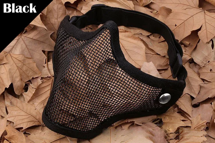 1 шт. маска на половину лица с черепом из стальной проволоки|nerf mask|nerf piecesnerf tactical |
