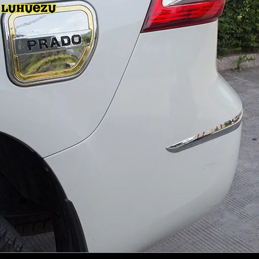 Накладка на передний и задний бампер для Land Cruiser Prado 150 2014 2017|trim cover|front rear bumperrear bumper