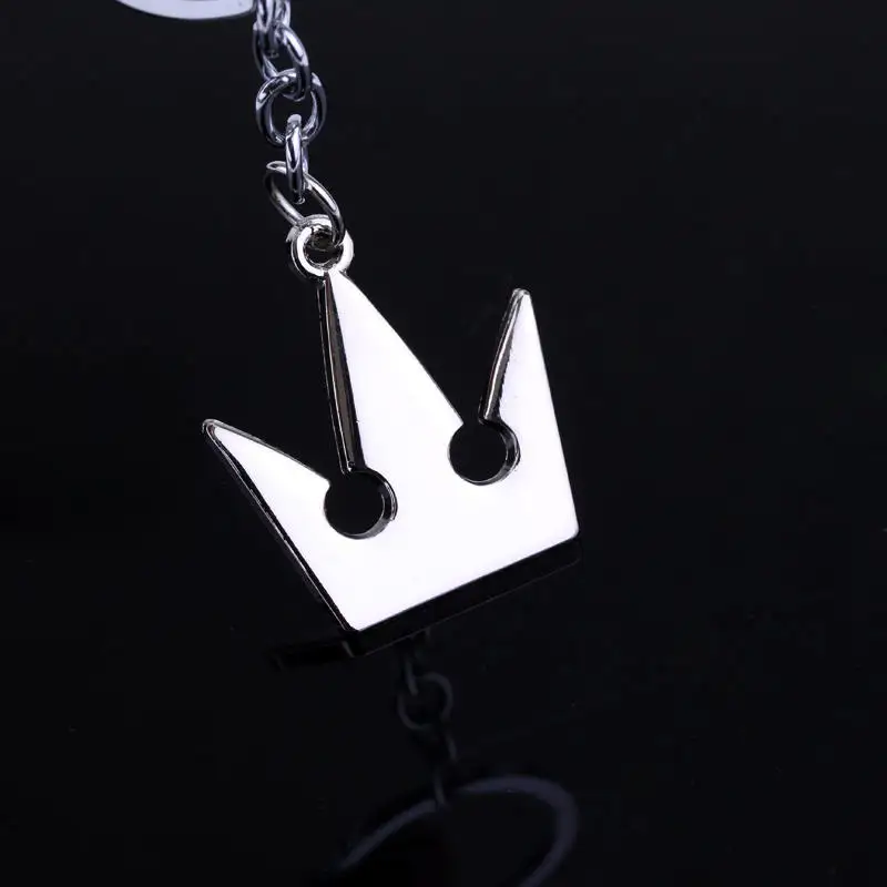 Популярная игра Kingdom Hearts брелок в виде короны серебряный цвет металлический автомобильный брелок модный подарок chaviro брелок ювелирные изделия для ключей держатель
