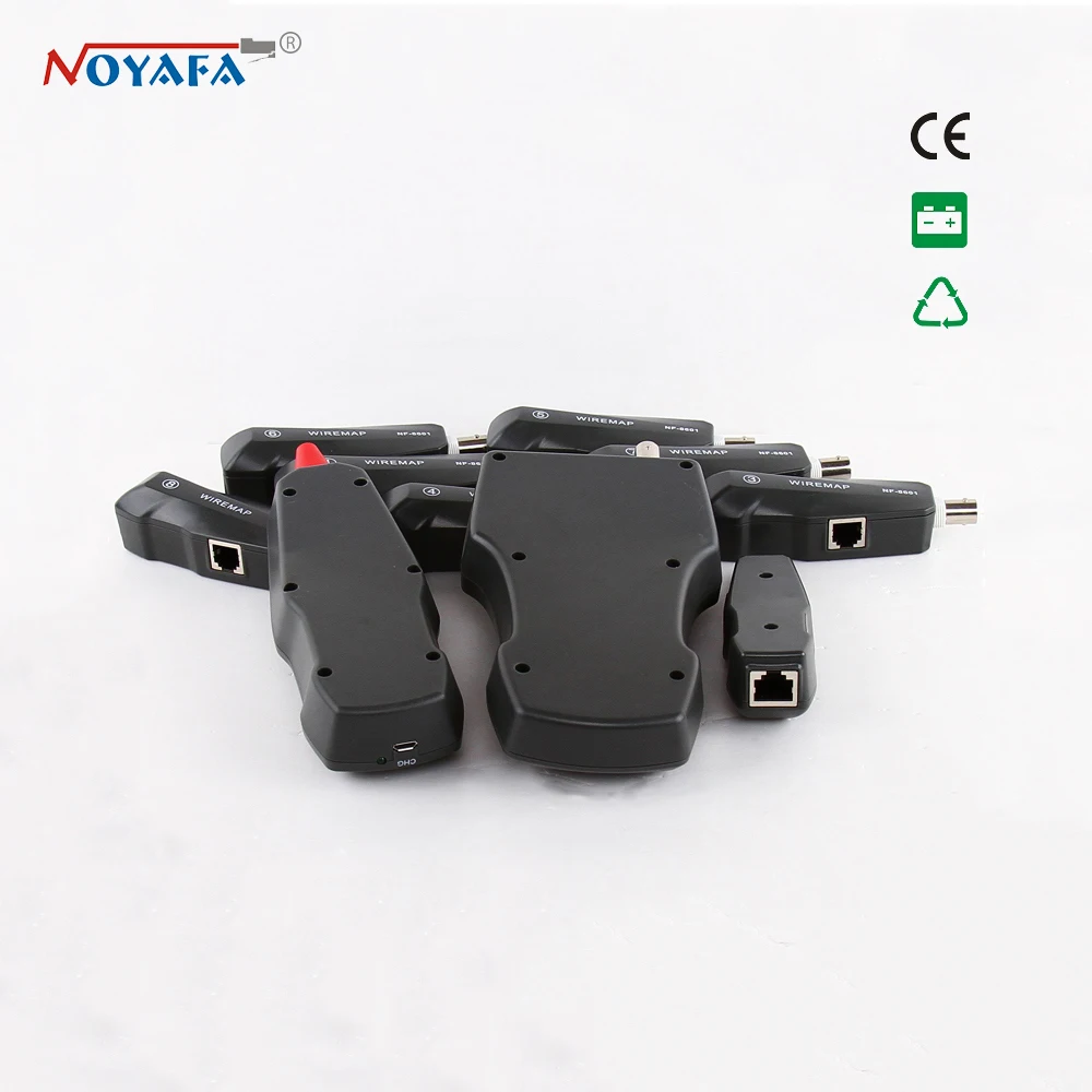 Noyafa NF 8601W Многофункциональный ЖК тестер сетевого кабеля для RJ45 RJ11 BNC