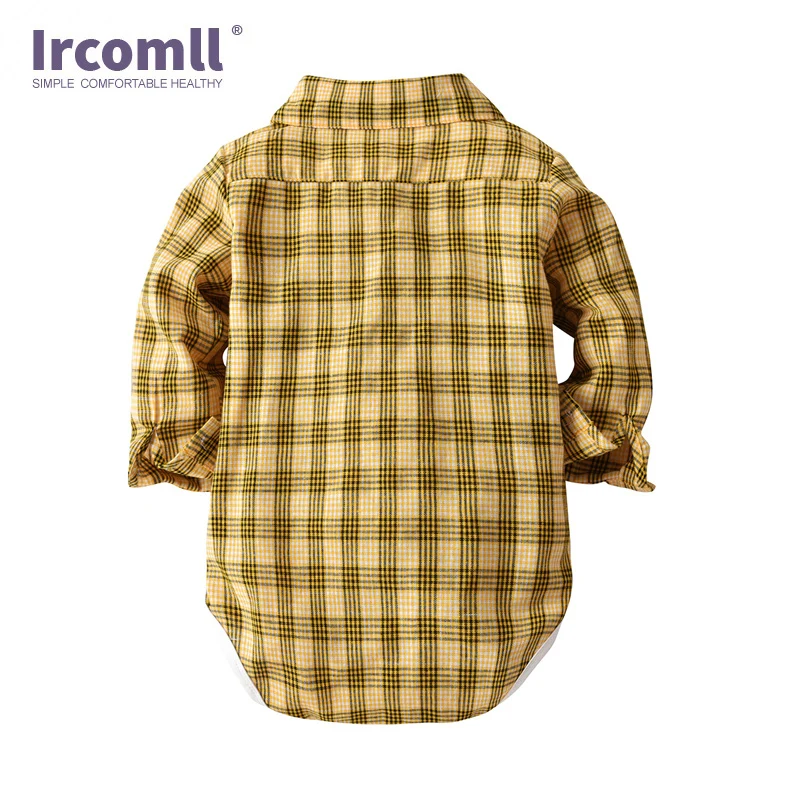 Ircomll для маленьких детей Комбинезон на День Благодарения девочек с длинными