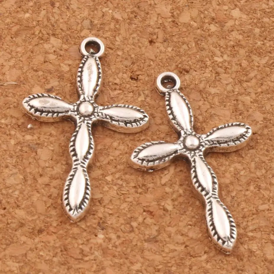 

Cross Religious Charm Beads 18.3x29.2mm 45PCS zinc alloy Pendants Fashion Jewelry DIY L465