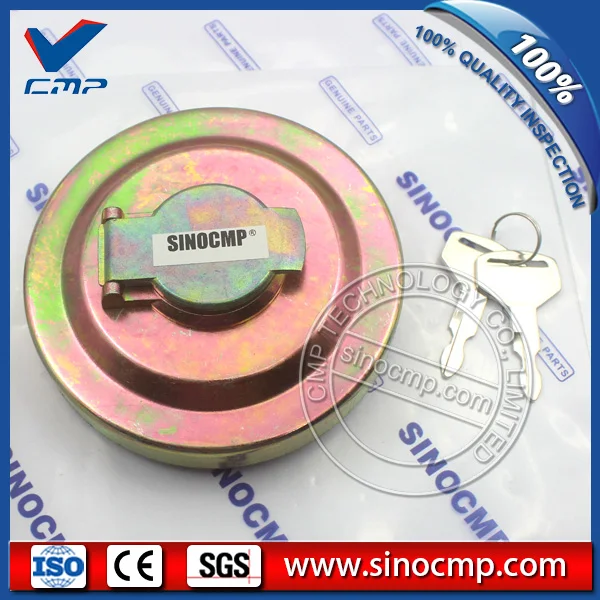 

SINOCMP colorful fuel tank cap, oil cover for Kobelco excavator