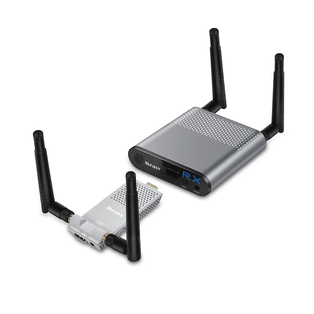 Air Mini HDMI беспроводной удлинитель 5 8 ГГц передатчик приемник 200 м/1080 футов ножки P