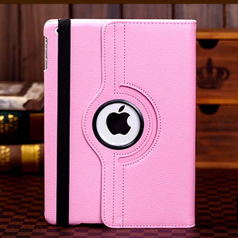 Модный вращающийся на 360 градусов чехол из искусственной кожи для iPad Air умный