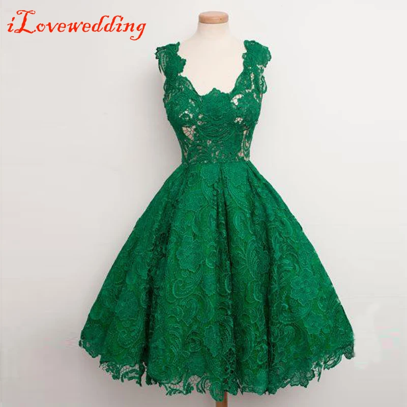 Женские вечерние платья без рукавов зеленые короткие выходные с цветочным