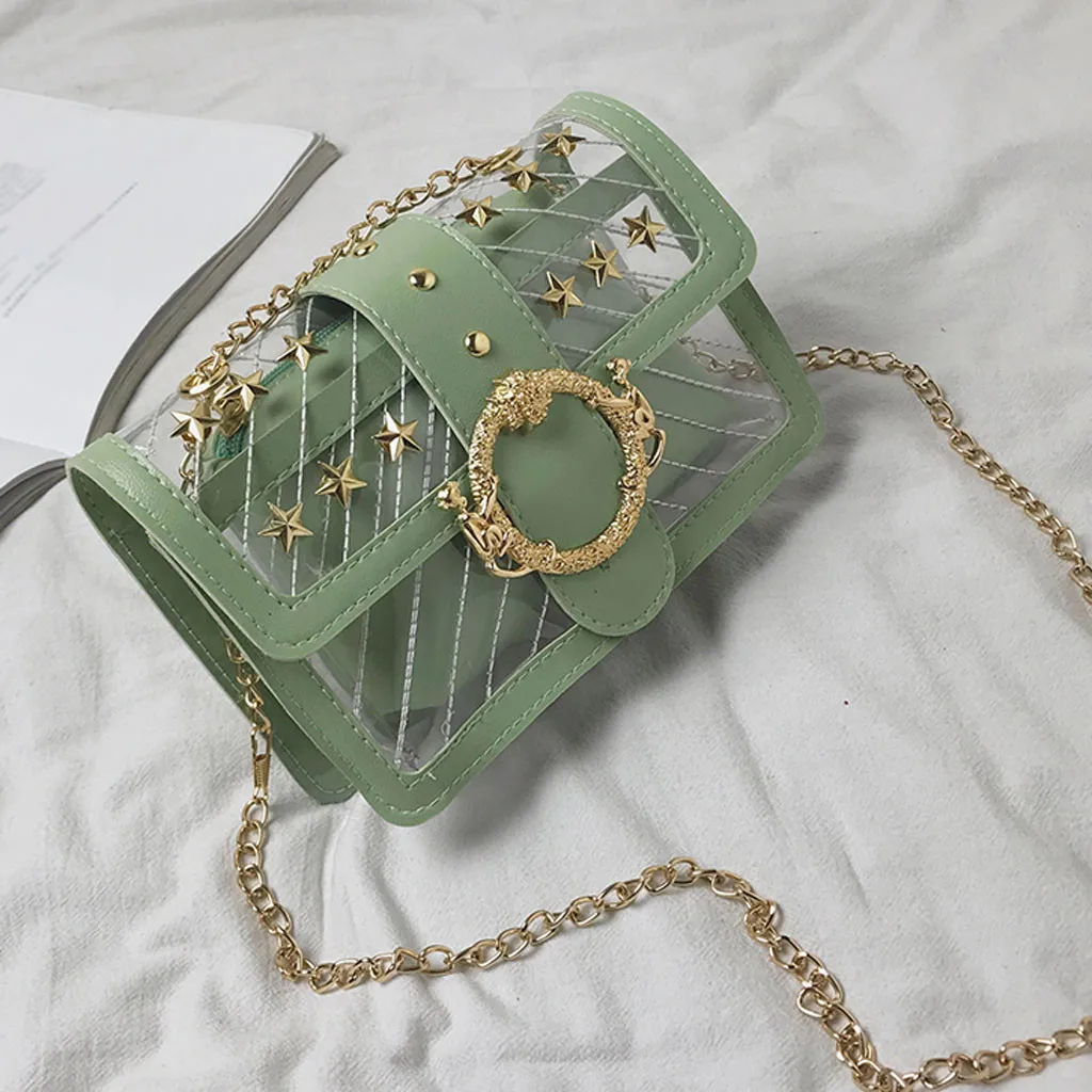 Luxury handbags women bags designer small Crossbody bags for women Casual Solid Color Transparent Handbag Wild Diagonal Package