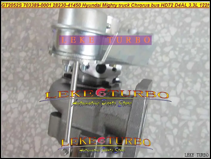 Турбокомпрессор GT2052S 703389-0001 703389-0002 28230-41450 703389 Для Hyundai Might Truck Chrorus bus HD72 D4AL 3.3L 122HP |