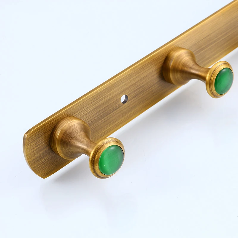 

Robe Hooks Antique 3-7 Solid Brass Coat Hook Bathroom Accessories Install on Door Bathroom Wall Mounted Clothes Hanger SSL-S56