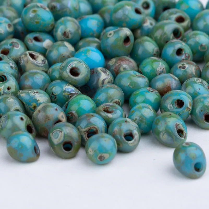 Taidian Miyuki КАПЛЕВИДНАЯ бахрома SeedBead для ювелирных изделий ручной работы 3,4 мм DP2035 5 г/лот около 110 штук
