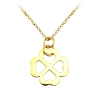 gold flower womens necklaces jewelry stainless steel necklace for women female necklaces body jewelry erkek kolye jewellery