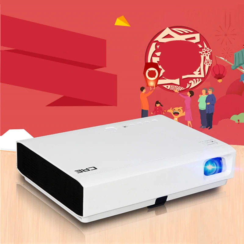 Мини-проектор DLP Android без аккумулятора X3001 с поддержкой Wi-Fi HDMI домашний кинотеатр
