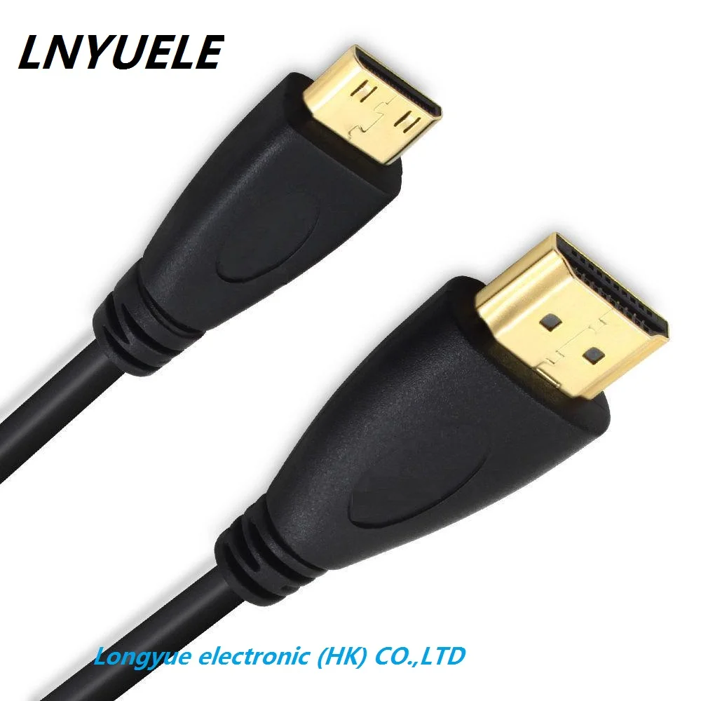 30 см 1 м 5 2 3 высокоскоростной позолоченный кабель HDMI-MINIHDMI штекер-штекер 4 Версия