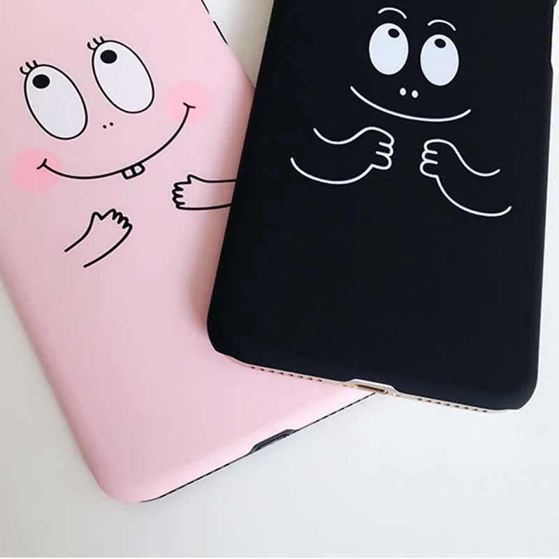 Jiban для iPhone 7 8 Plus милый мультфильм Баба папа тонкий Матовый Телефон чехол 6 S plus