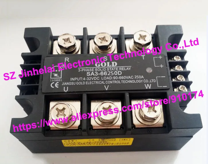 

GOLD SA366250D(SA3-66250D) оригинальное 3-фазное твердотельное реле переменного тока 250 А