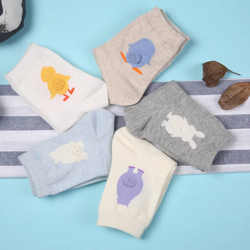 Новый Для женщин девушки милые животные хлопок экипажа носки 3D хвост каваи утка