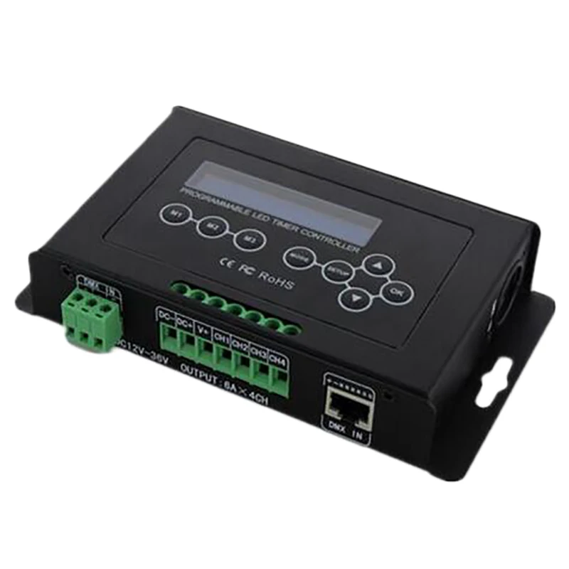 Bc 322 6A Dc12V 36V таймер Led диммер аквариумный контроллер Srip света Dmx 512 вход