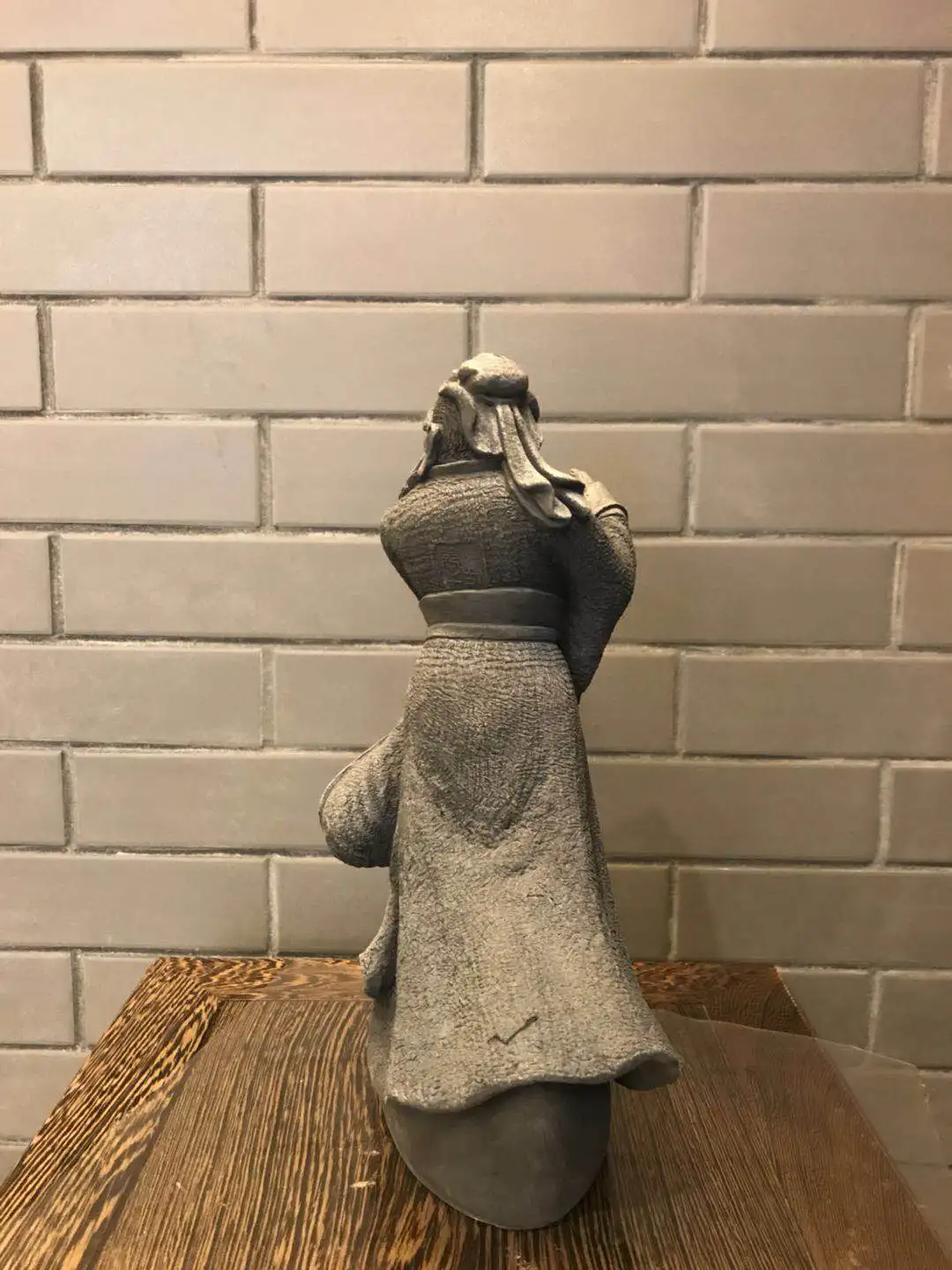 31 см статуя Будды Конфуция Будды decoracion estatua домашний декор статуи на заказ деревянная глина скульптура Буда ручной работы escultura