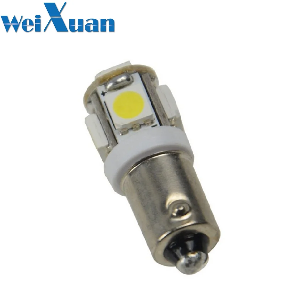 BAX9S H6W светодиодный свет модернизации башня двухсторонняя лампа 5 SMD 5050 0 6 W 12 V DC