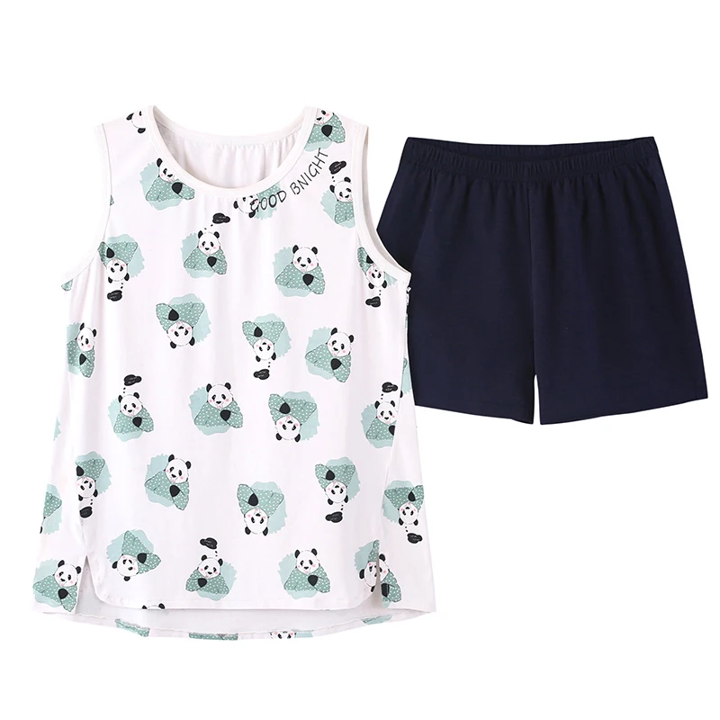 Медведь взрослых баловень пижамы 100 хлопок сна носить семейные веселые брюки