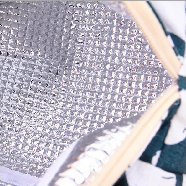 Новая Модная Портативная Изолированная Холщовая Сумка для ланча термальная еда