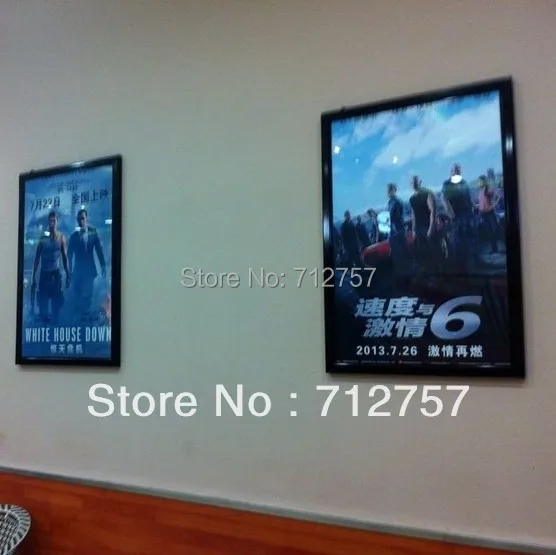 Алюминиевый световой короб для кинотеатра 12 В постоянного тока светодиодная