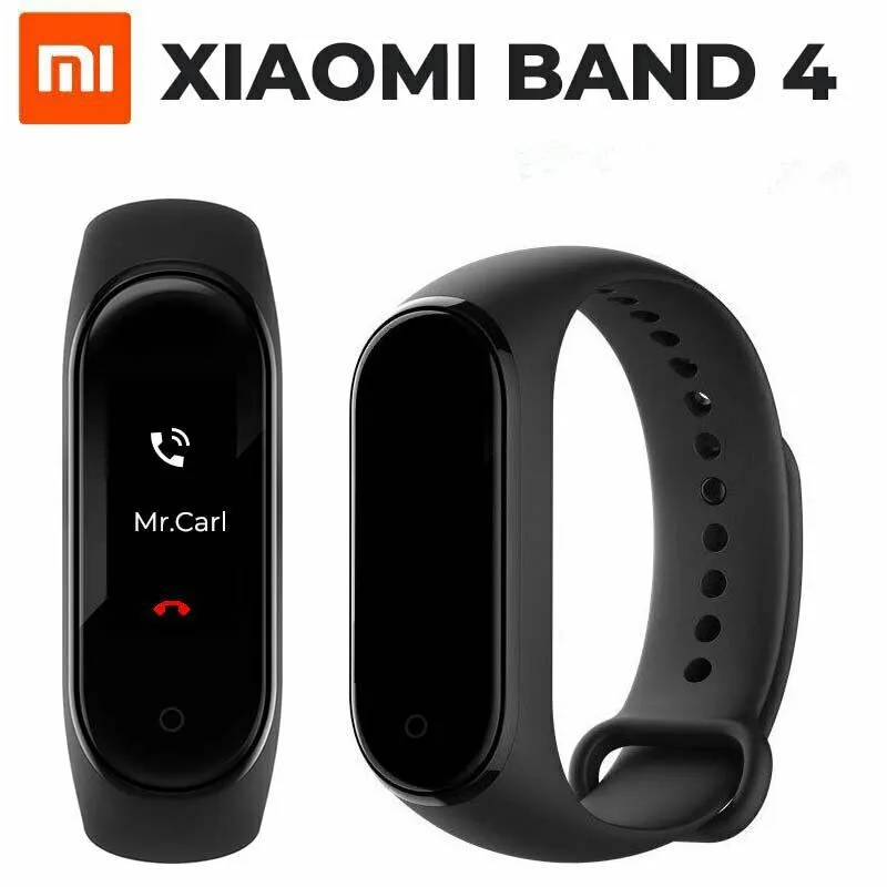 Xiaomi Mi-браслет 4 новейший музыкальный смарт-браслет miband 4 браслет пульсометр фитнес 135 мАч цветной экран Bluetooth 5,0
