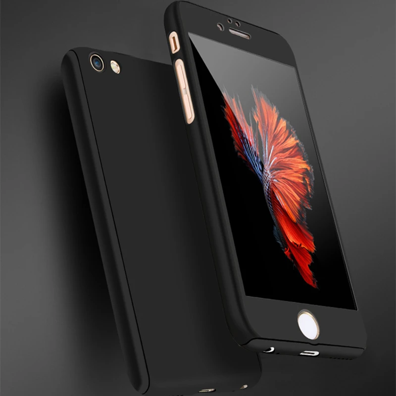 GURIOO 360 градусов полный защитный чехол для Apple iPhone 5 5S SE 6 S 7 Plus телефонные сумки PC