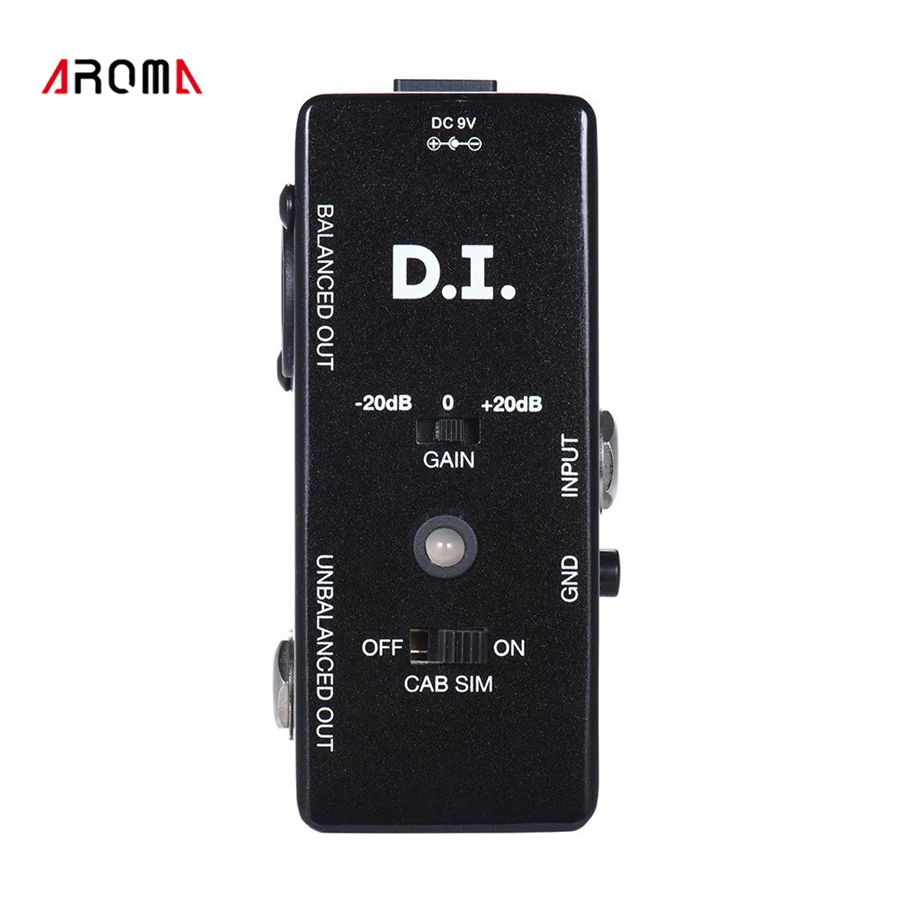 Арома AMX 5 шкаф симулятор DI Box гитарный эффект педаль передает гитарный/бас сигнал