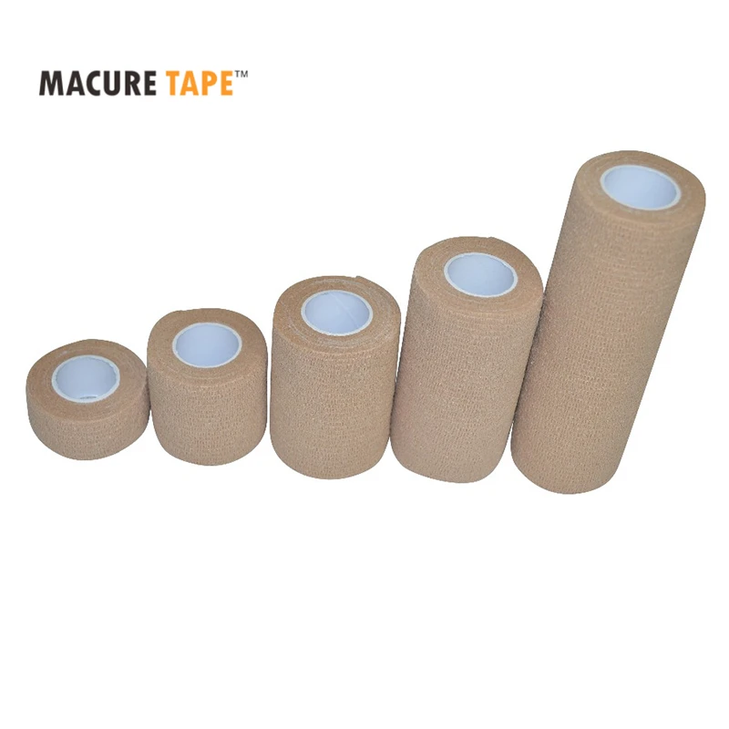Нетканая эластичная лента Macure самоклеящаяся клейкая лента|adhesive bandage tape|bandage
