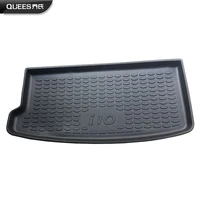 QUEES Custom Fit Cargo Liner Tray Trunk Floor Mat for Hyundai i10 2nd Generation 2013 2014 2015 2016 2017 2018