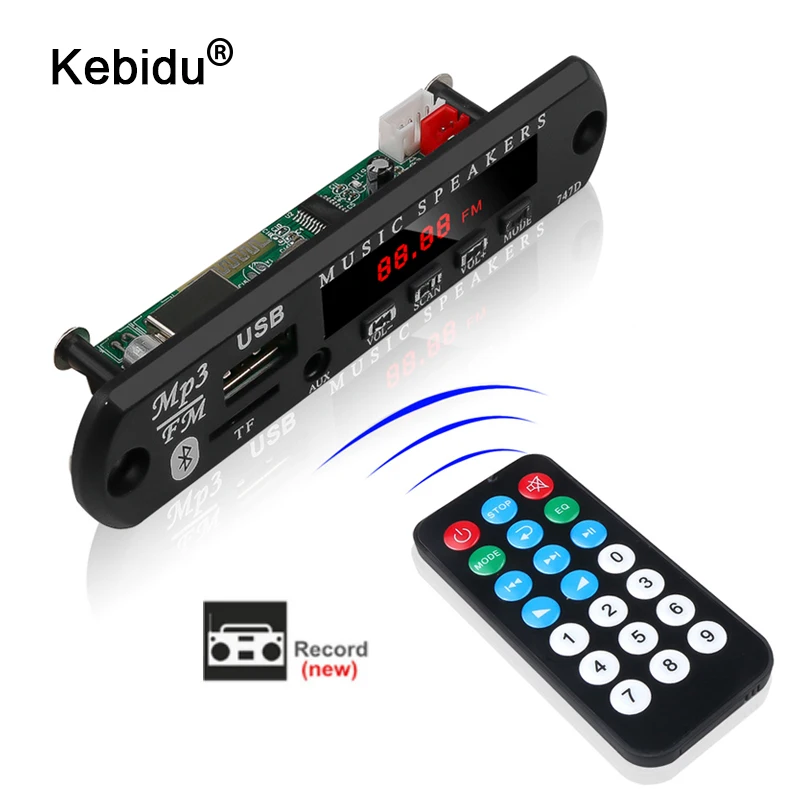 Автомобильный MP3 плеер WMA встроенный USB Bluetooth декодер плата модуль с пультом