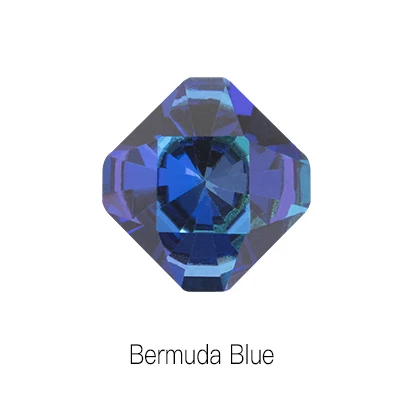Bermuda Blue K9 хрустальные ювелирные изделия, художественные стразы, аксессуары для шитья, seting стеклянные стразы для свадьбы, сделай сам, хрустальные стразы для украшения одежды - Цвет: Bermuda Blue