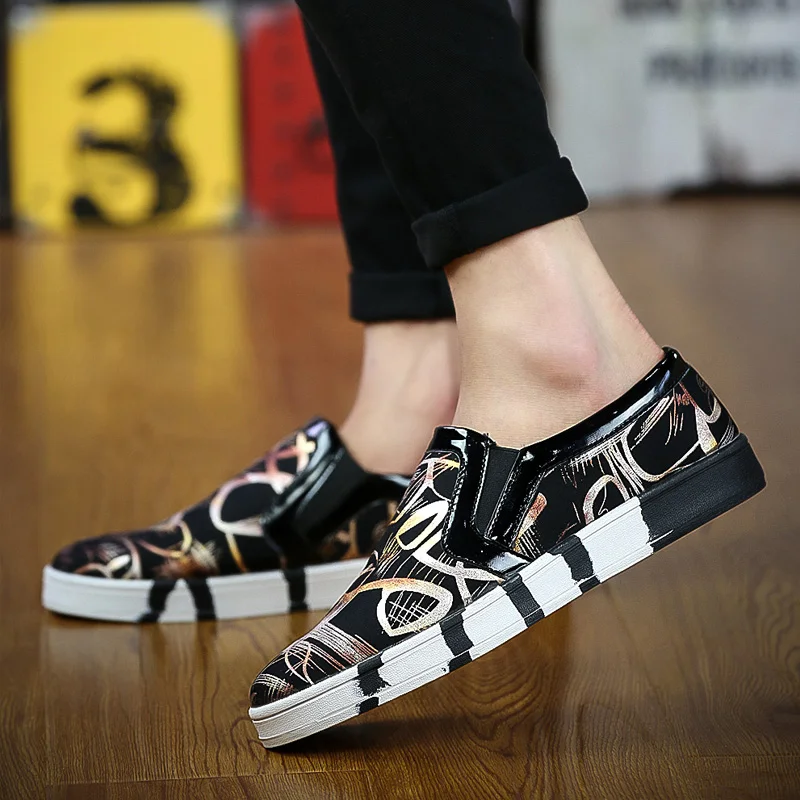 Новинка 2018 года сезон весна-лето кожаная повседневная обувь Мужская камуфляжная