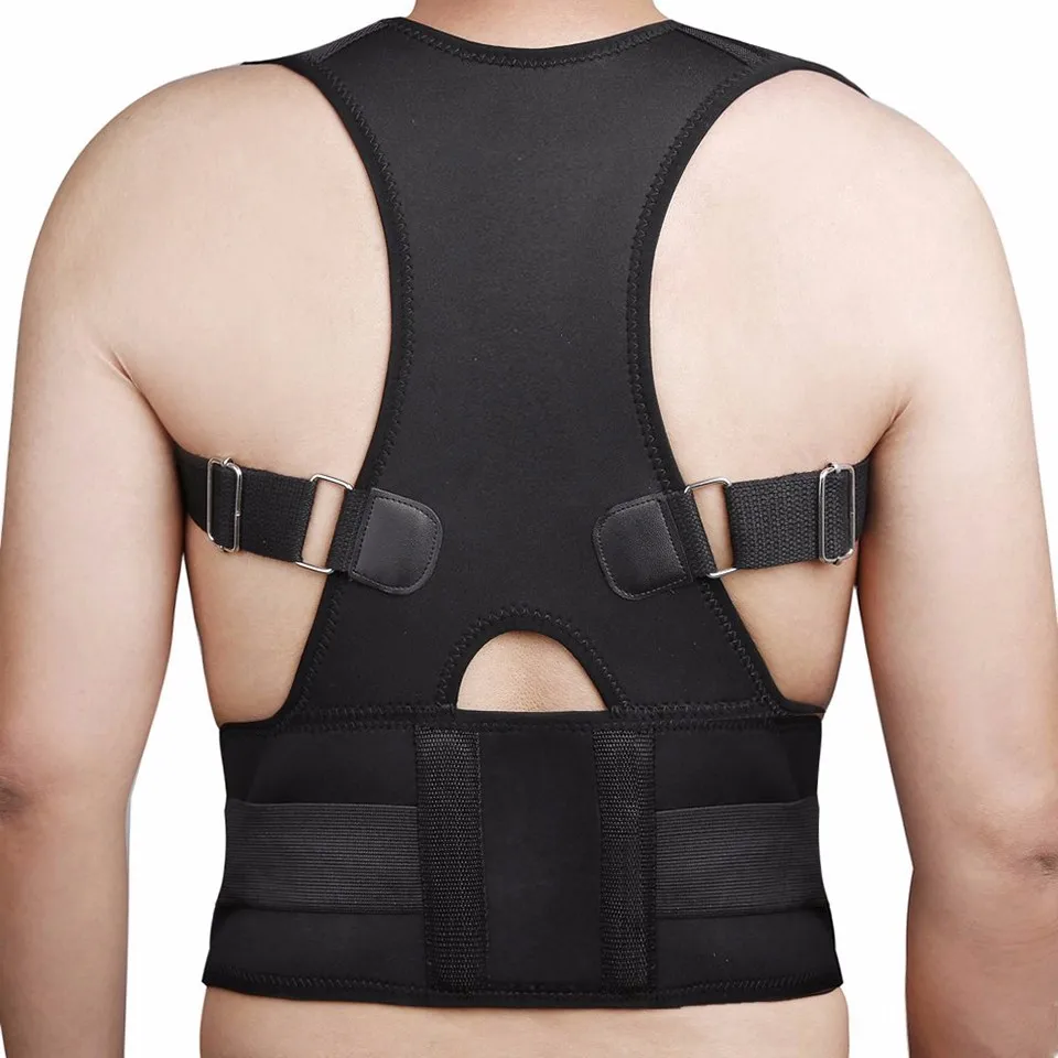 

Adult Neoprene Posture Corrector Support Belt Shoulder Protector Spine Shoulder Pain Back Belt Posture Corrector