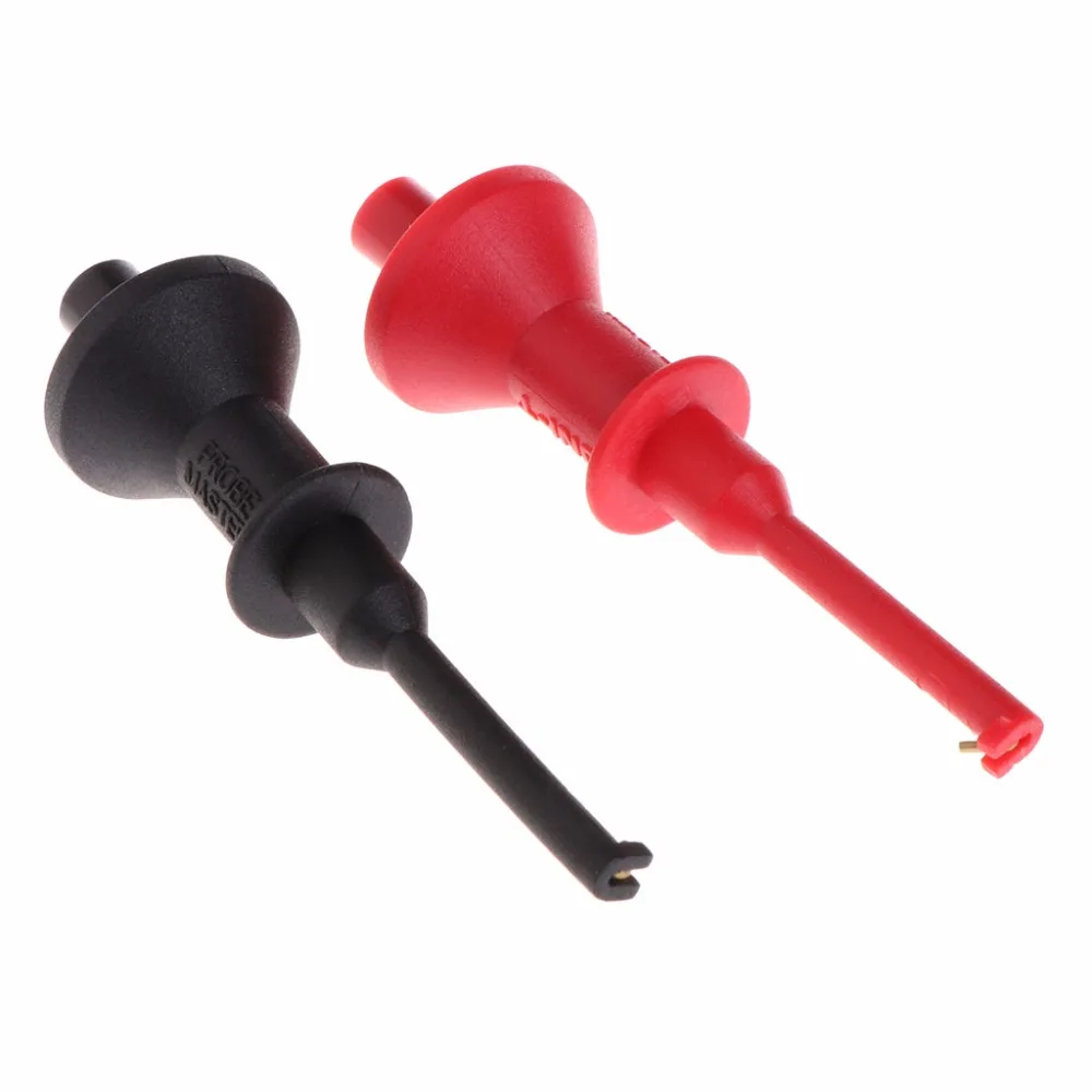 1 пара тестовых зажимов для крючков мультиметров тестовый удлинитель зонд