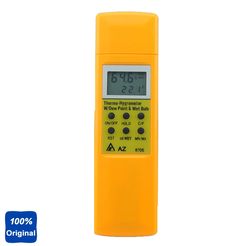 

Hygrometer Temperature and Humidity Meter Tester AZ8705