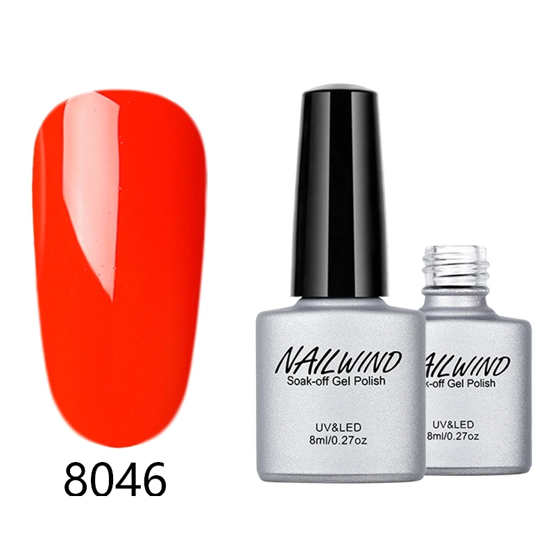 8046 NAILWIND, 8 мл, чистый, 8031-8060 цветов, Гель-лак для ногтей, замачиваемый, УФ светодиодный, стойкий лак для ногтей, грунтовка, Гель-лак для ногтей - Цвет: 8046