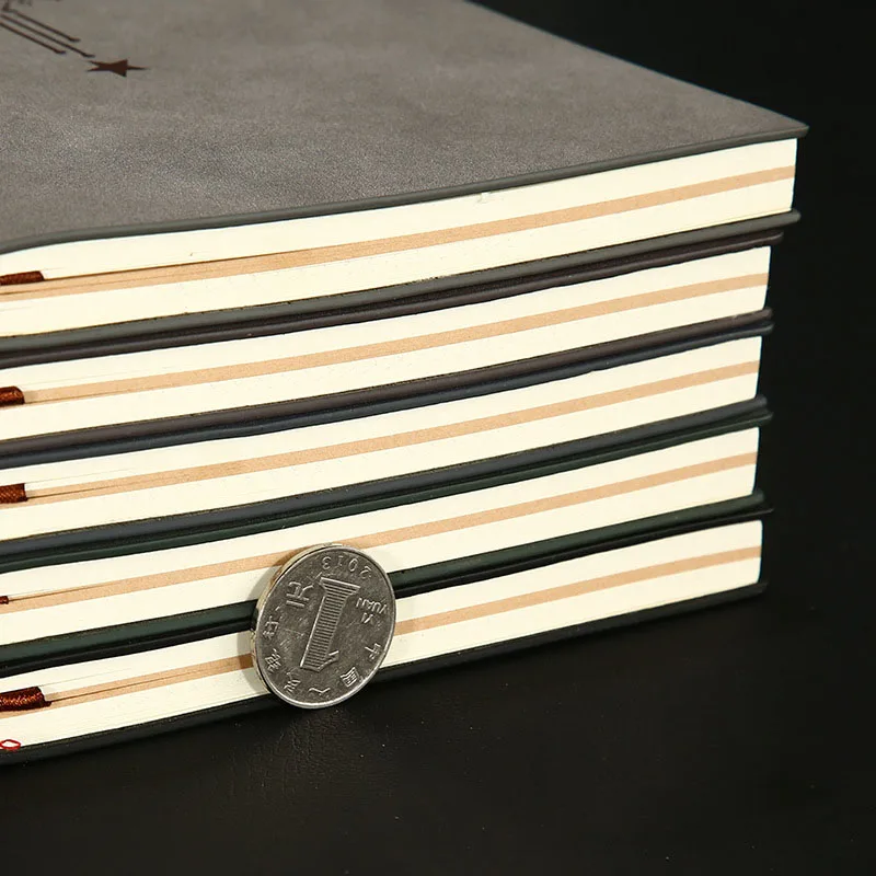 A5 A6 2019 Искусственная кожа 100 листов книжная линия крафт и подкладкой внутренняя