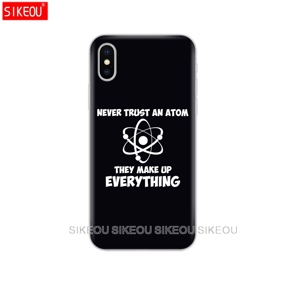 Силиконовый чехол для телефона Iphone 6X8 7 6s 5 5S SE Plus 10 XR XS Max чехол Биология и химия - Цвет: 72920