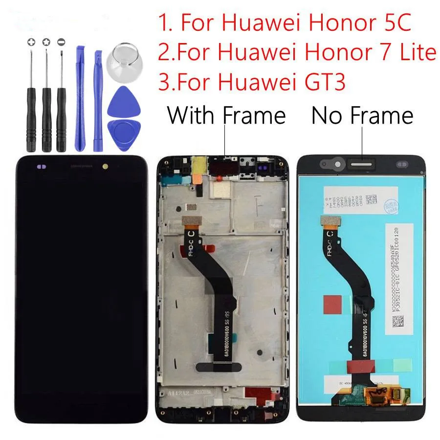 Huawei Honor 5C ЖК дисплей 7 Lite Дисплей Сенсорный экран планшета для huawei с рамкой NEM L21 L51