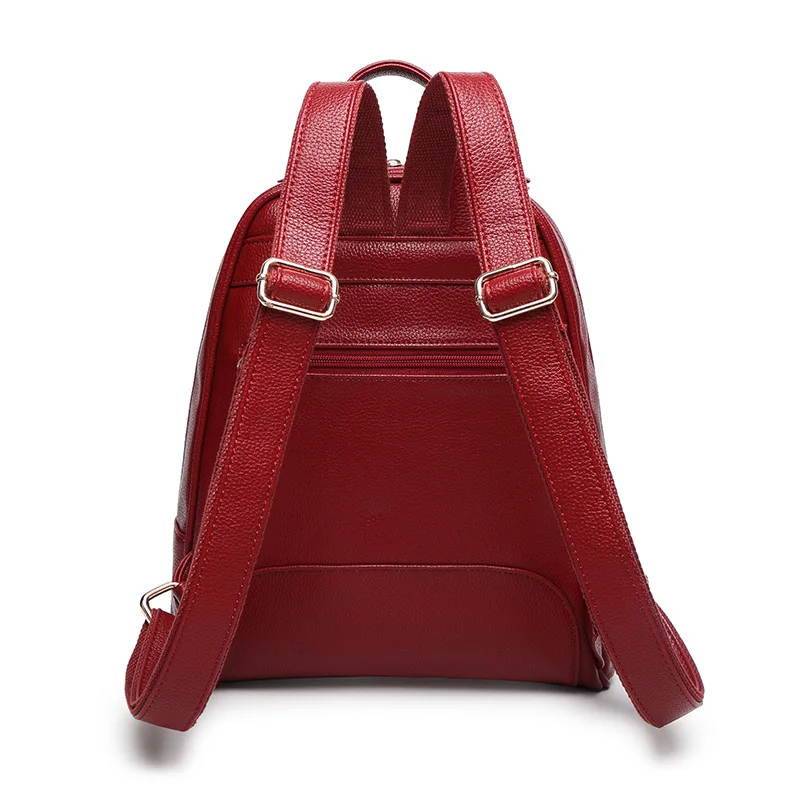 

Luyo Genuine Leather High Quality Women Backpacks School Bags For Teenagers Teenage Girls Mochila Fashion Feminine Sac A Dos